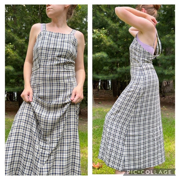 Y2K Plaid Tank Dress - Picture 5 of 16